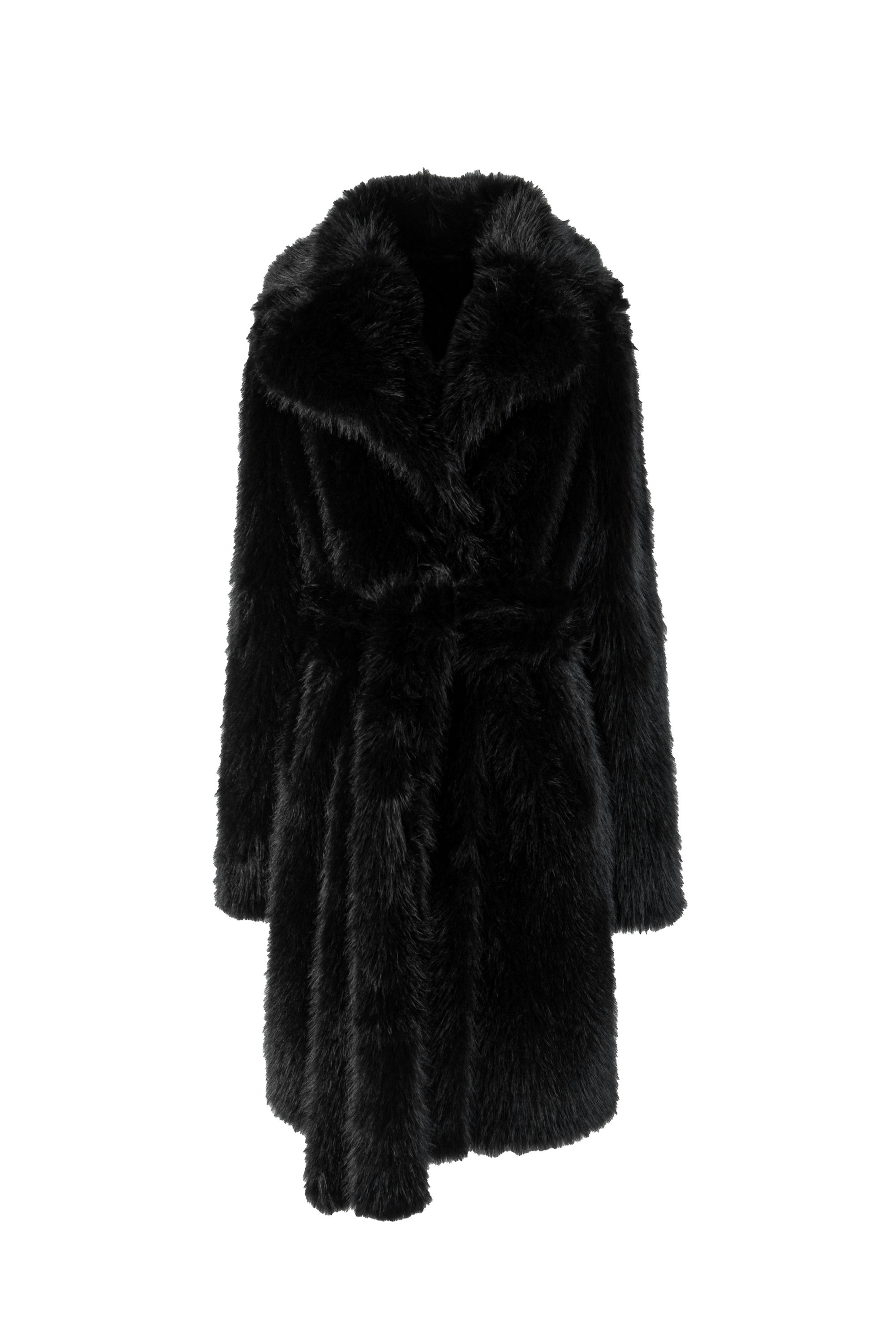 ПАЛЬТО ЖЕНСКОЕ ИЗ ИСКУССТВЕННОГО МЕХА 9-1980