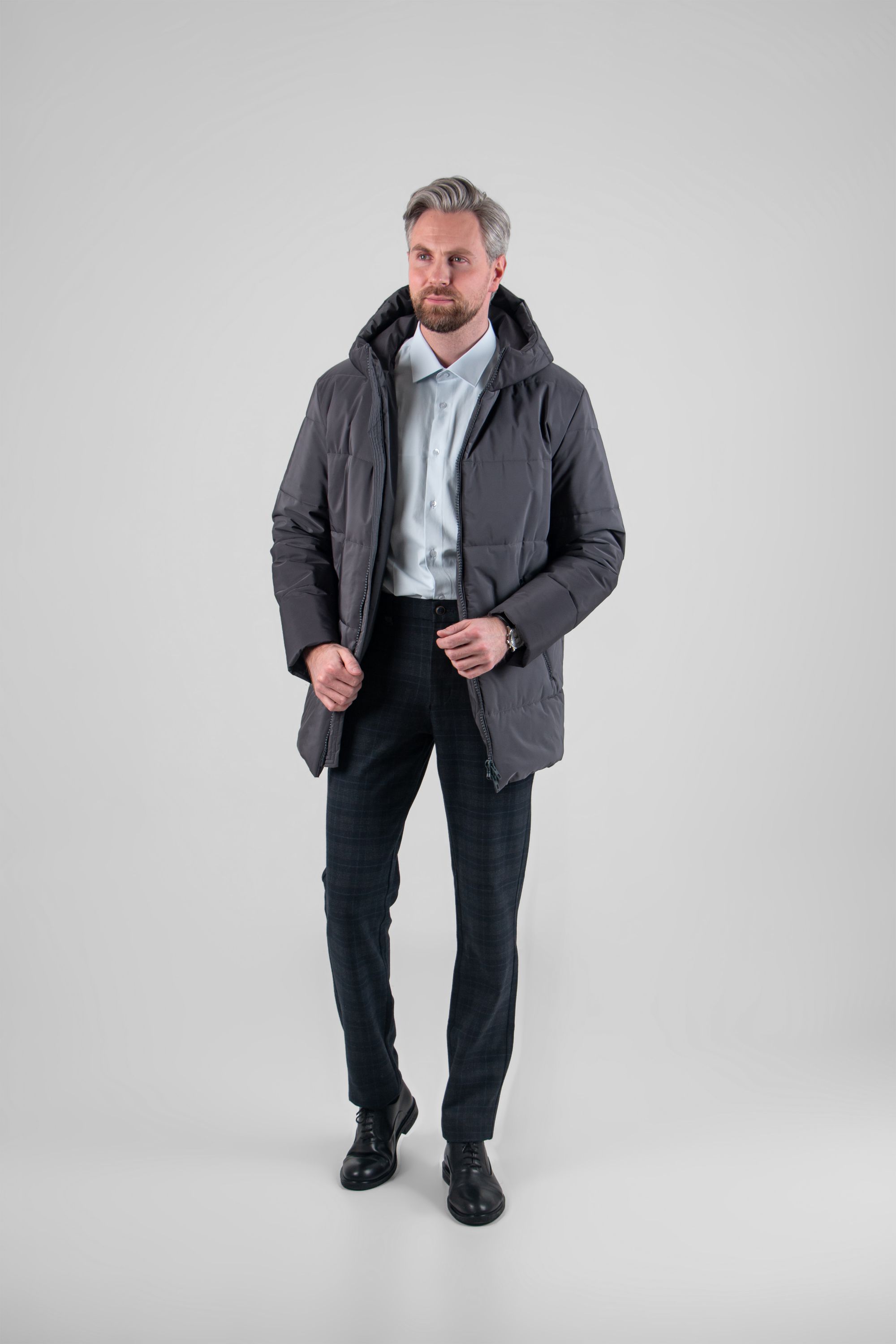 КУРТКА МУЖСКАЯ ПЛАЩЕВАЯ УТЕПЛЕННАЯ 4М-881