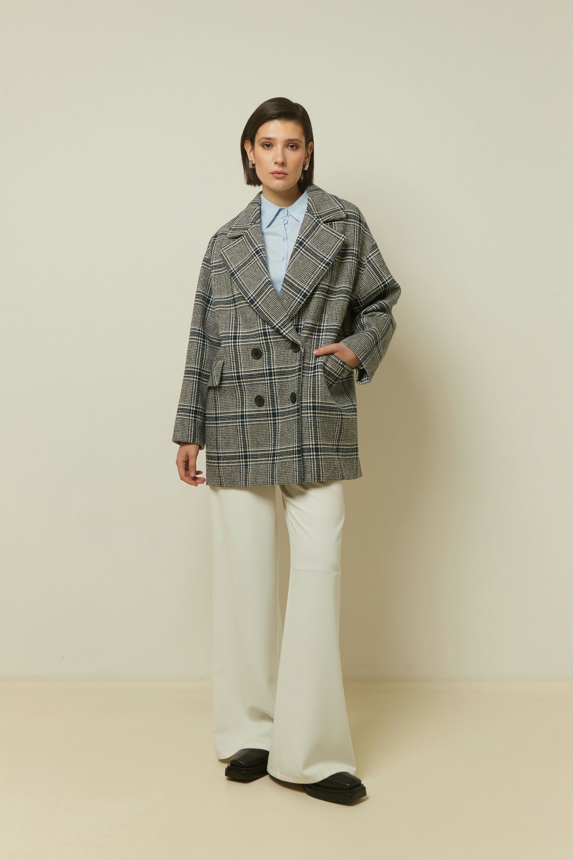 Пальто женское демисезонное 1-12399-1