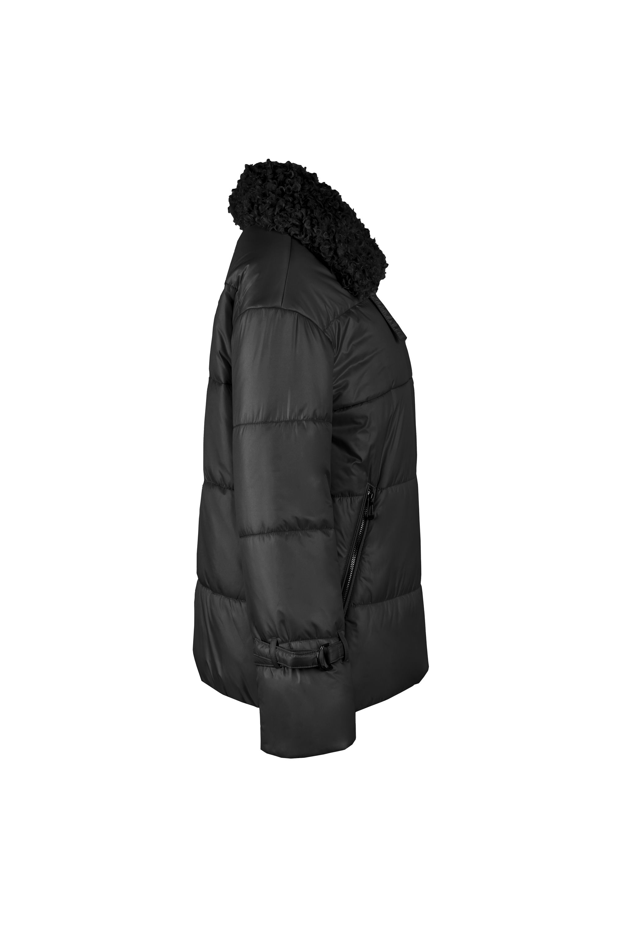 КУРТКА ЖЕНСКАЯ ПЛАЩЕВАЯ УТЕПЛЕННАЯ 4S-614