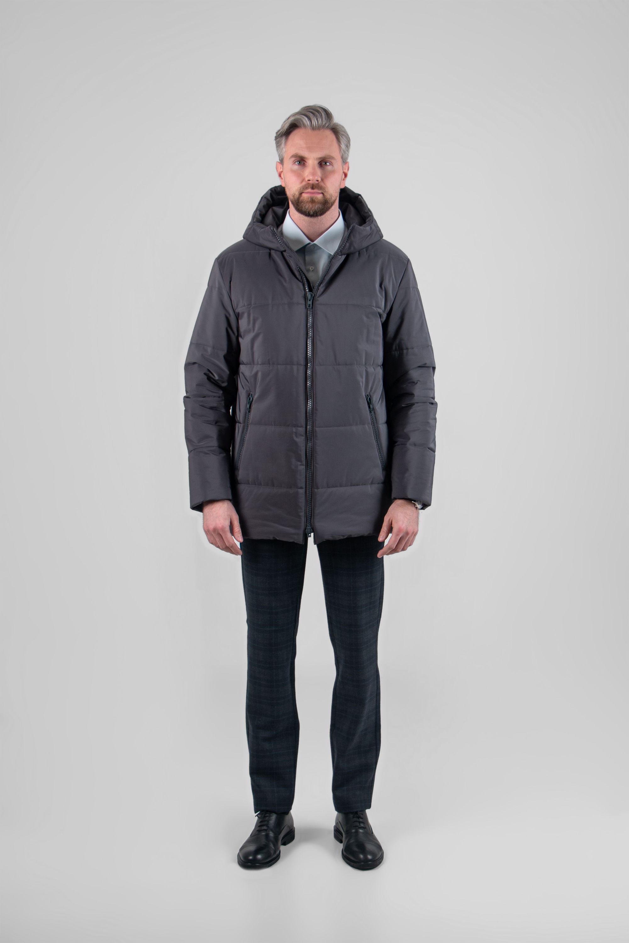 КУРТКА МУЖСКАЯ ПЛАЩЕВАЯ УТЕПЛЕННАЯ 4М-881