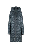 ПАЛЬТО ЖЕНСКОЕ ПЛАЩЕВОЕ УТЕПЛЕННОЕ 5-1644. Фото 1.