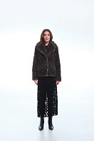 ПАЛЬТО ЖЕНСКОЕ ИЗ ИСКУССТВЕННОГО МЕХА 9-1647. Фото 3.