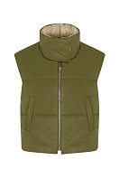 ЖИЛЕТ  ЖЕНСКИЙ  ПЛАЩЕВОЙ УТЕПЛЕННЫЙ 4-12497-2. Фото 1.