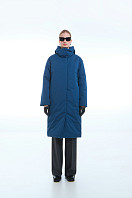 ПАЛЬТО ЖЕНСКОЕ ПЛАЩЕВОЕ УТЕПЛЕННОЕ 5-1621. Фото 1.