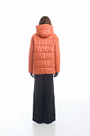 КУРТКА ЖЕНСКАЯ ПЛАЩЕВАЯ УТЕПЛЕННАЯ 4-1846. Фото 4.