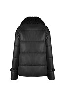 КУРТКА ЖЕНСКАЯ ПЛАЩЕВАЯ УТЕПЛЕННАЯ 4S-614. Фото 3.