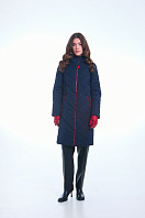 ПАЛЬТО ЖЕНСКОЕ ПЛАЩЕВОЕ УТЕПЛЕННОЕ 5-1900. Фото 1.