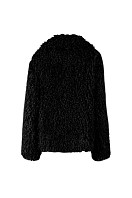 ПАЛЬТО ЖЕНСКОЕ ИЗ ИСКУССТВЕННОГО МЕХА 9-2496. Фото 3.