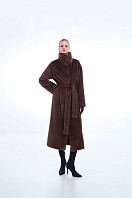 ПАЛЬТО ЖЕНСКОЕ ИЗ ИСКУССТВЕННОГО МЕХА 9-966. Фото 2.