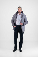 КУРТКА МУЖСКАЯ ПЛАЩЕВАЯ УТЕПЛЕННАЯ 4М-881. Фото 6.