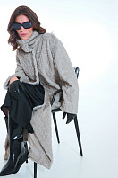 ПАЛЬТО ЖЕНСКОЕ ИЗ ИСКУССТВЕННОГО МЕХА 9-1969. Фото 1.