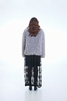 ПАЛЬТО ЖЕНСКОЕ ИЗ ИСКУССТВЕННОГО МЕХА 9-1796. Фото 4.