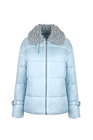 КУРТКА ЖЕНСКАЯ ПЛАЩЕВАЯ УТЕПЛЕННАЯ 4S-614. Фото 5.