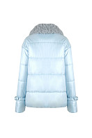 КУРТКА ЖЕНСКАЯ ПЛАЩЕВАЯ УТЕПЛЕННАЯ 4S-614. Фото 7.