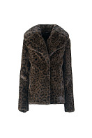 ПАЛЬТО ЖЕНСКОЕ ИЗ ИСКУССТВЕННОГО МЕХА 9-1647. Фото 6.